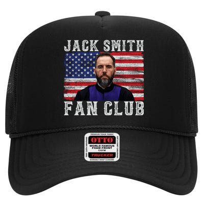 Jack Smith Fan Club American Flag High Crown Mesh Back Trucker Hat