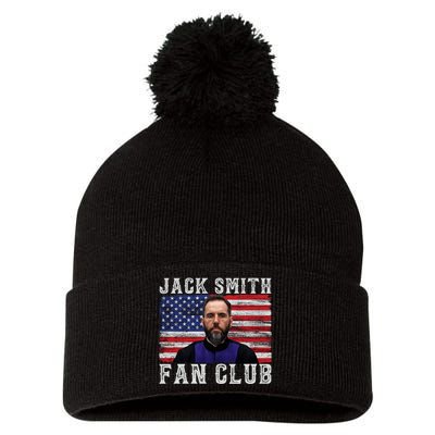 Jack Smith Fan Club American Flag Pom Pom 12in Knit Beanie