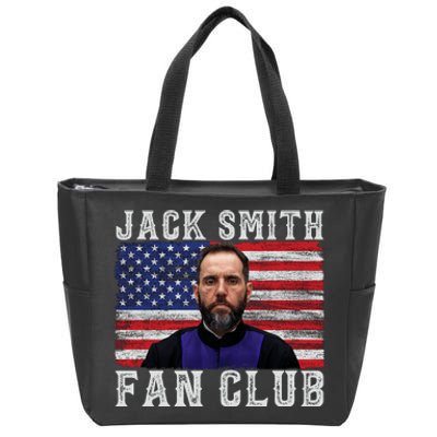 Jack Smith Fan Club American Flag Zip Tote Bag