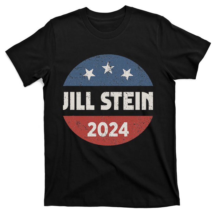 Jill Stein For President 2024 Green Party Usa Flag T-Shirt