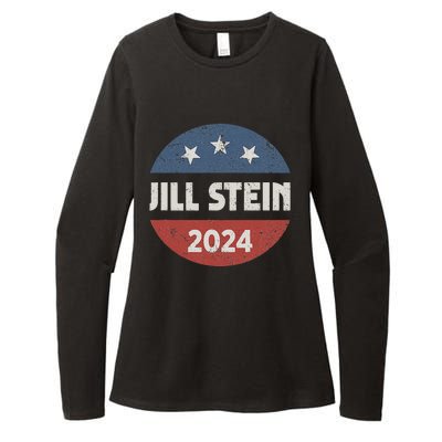 Jill Stein For President 2024 Green Party Usa Flag Womens CVC Long Sleeve Shirt