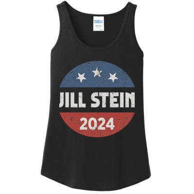 Jill Stein For President 2024 Green Party Usa Flag Ladies Essential Tank