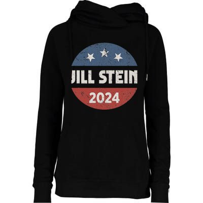 Jill Stein For President 2024 Green Party Usa Flag Womens Funnel Neck Pullover Hood