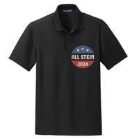 Jill Stein For President 2024 Green Party Usa Flag Dry Zone Grid Polo