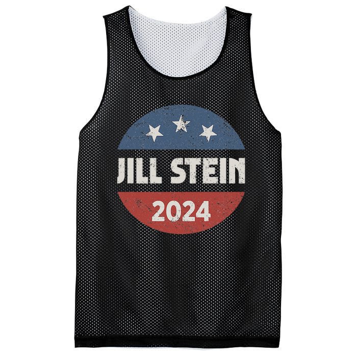 Jill Stein For President 2024 Green Party Usa Flag Mesh Reversible Basketball Jersey Tank