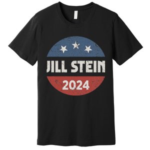 Jill Stein For President 2024 Green Party Usa Flag Premium T-Shirt