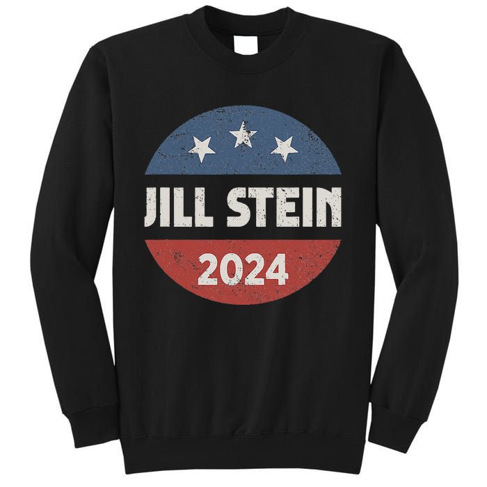 Jill Stein For President 2024 Green Party Usa Flag Tall Sweatshirt