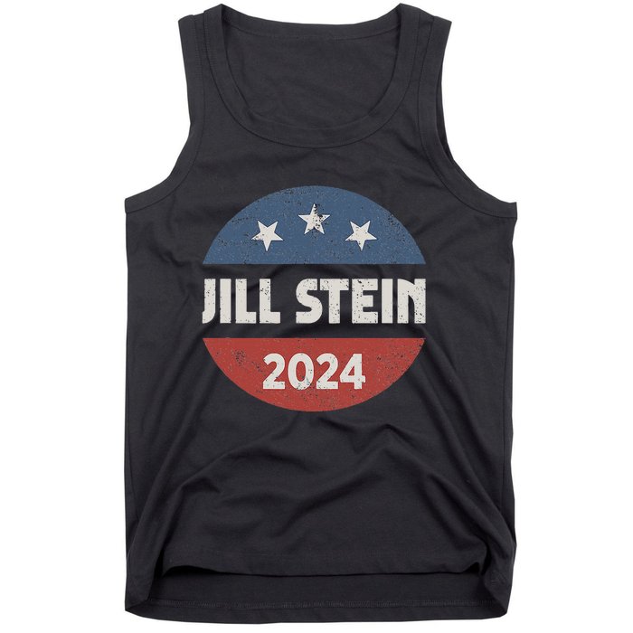 Jill Stein For President 2024 Green Party Usa Flag Tank Top