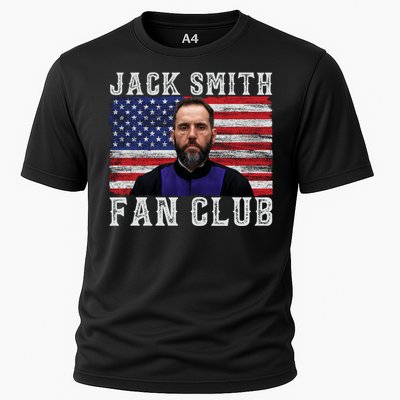 Jack Smith Fan Club American Flag Funny Political Cooling Performance Crew T-Shirt