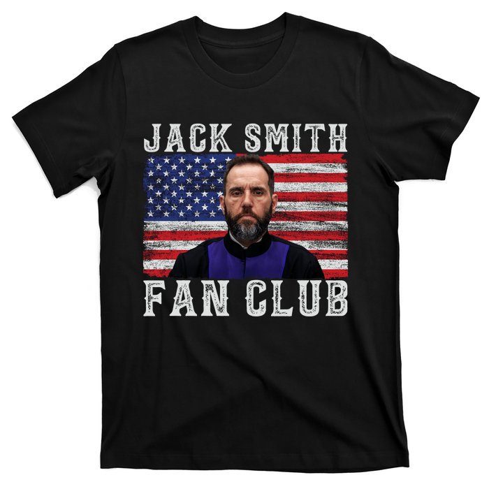 Jack Smith Fan Club American Flag Funny Political T-Shirt