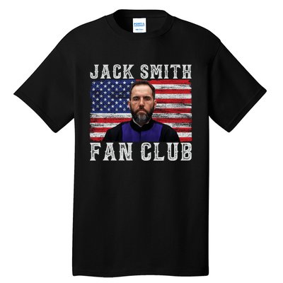 Jack Smith Fan Club American Flag Funny Political Tall T-Shirt