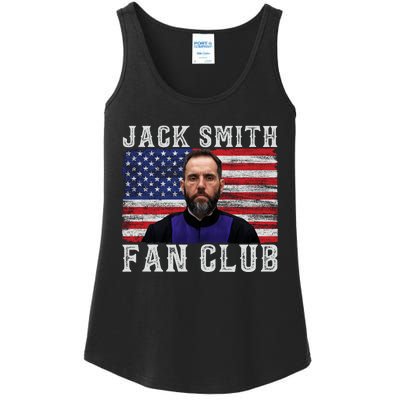 Jack Smith Fan Club American Flag Funny Political Ladies Essential Tank