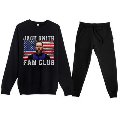 Jack Smith Fan Club American Flag Funny Political Premium Crewneck Sweatsuit Set