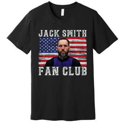 Jack Smith Fan Club American Flag Funny Political Premium T-Shirt