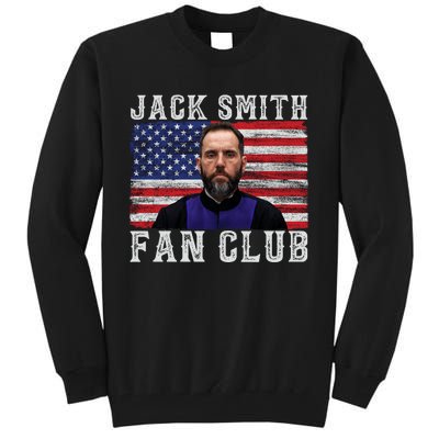 Jack Smith Fan Club American Flag Funny Political Tall Sweatshirt