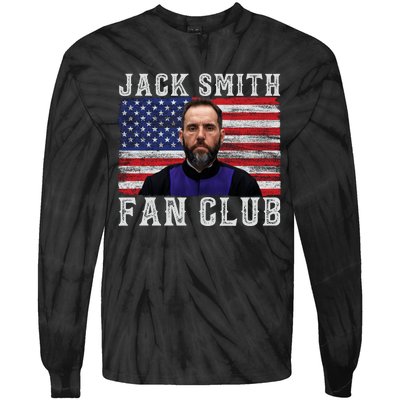 Jack Smith Fan Club American Flag Funny Political Tie-Dye Long Sleeve Shirt