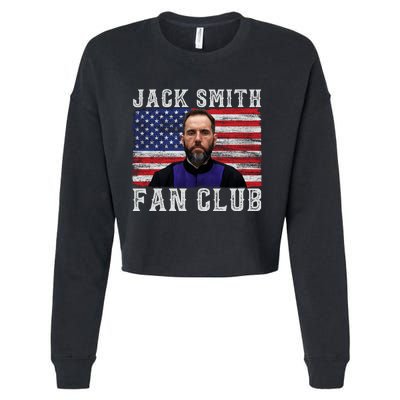 Jack Smith Fan Club American Flag Funny Political Cropped Pullover Crew