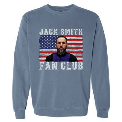 Jack Smith Fan Club American Flag Funny Political Garment-Dyed Sweatshirt