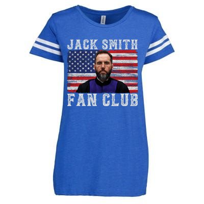 Jack Smith Fan Club American Flag Funny Political Enza Ladies Jersey Football T-Shirt