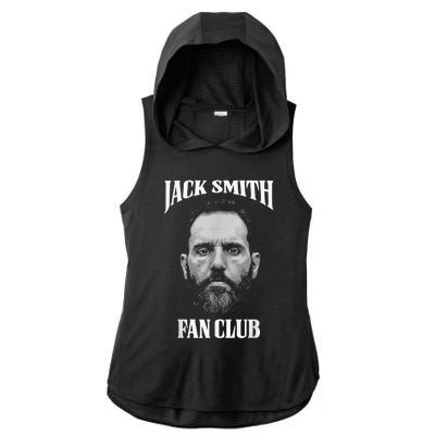 Jack Smith Fan Club Retro American Patriotic Political Ladies PosiCharge Tri-Blend Wicking Draft Hoodie Tank