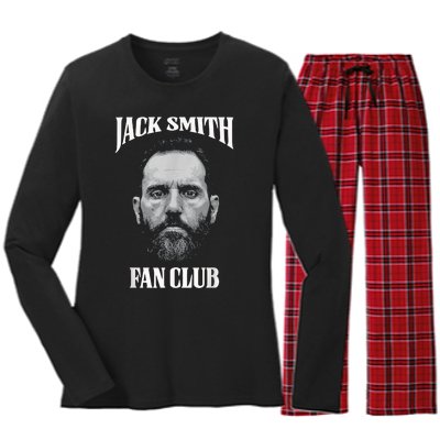 Jack Smith Fan Club Retro American Patriotic Political Women's Long Sleeve Flannel Pajama Set 