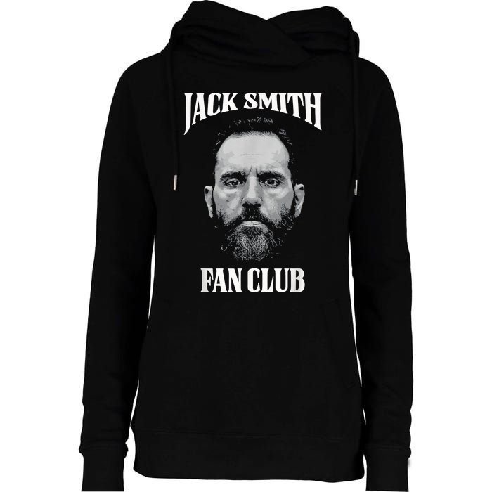 Jack Smith Fan Club Retro American Patriotic Political Womens Funnel Neck Pullover Hood