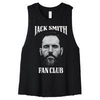 Jack Smith Fan Club Retro American Patriotic Political Women's Racerback Cropped Tank