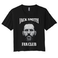 Jack Smith Fan Club Retro American Patriotic Political Women's Crop Top Tee