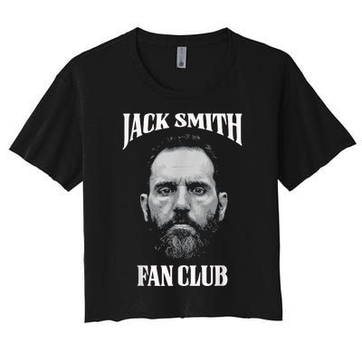 Jack Smith Fan Club Retro American Patriotic Political Women's Crop Top Tee