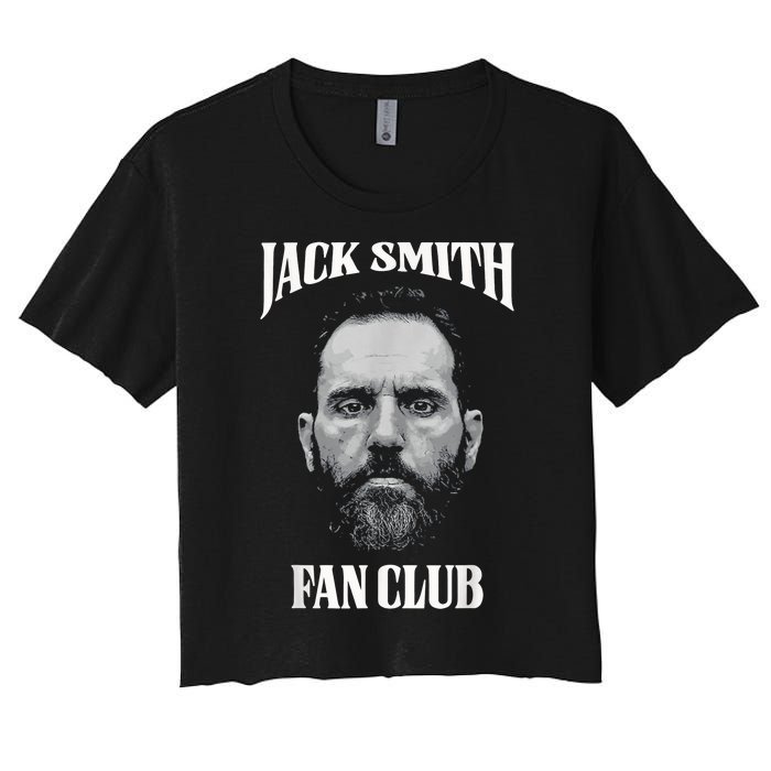 Jack Smith Fan Club Retro American Patriotic Political Women's Crop Top Tee