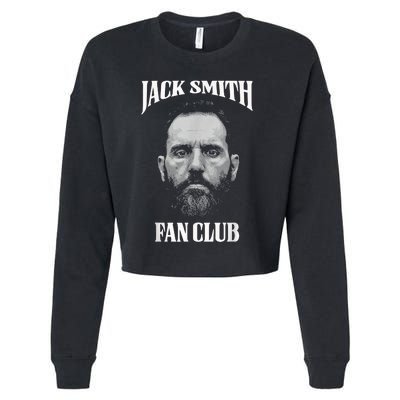 Jack Smith Fan Club Retro American Patriotic Political Cropped Pullover Crew