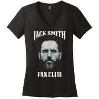 Jack Smith Fan Club Retro American Patriotic Political Women's V-Neck T-Shirt