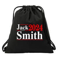 Jack Smith For President Jack Smith 2024 Karma Retro Us Flag Drawstring Bag