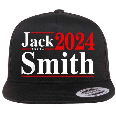 Jack Smith For President Jack Smith 2024 Karma Retro Us Flag Flatbill Hat