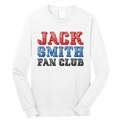 Jack Smith Fan Club Retro Usa Flag American Funny Political Long Sleeve Shirt