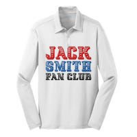 Jack Smith Fan Club Retro Usa Flag American Funny Political Silk Touch Performance Long Sleeve Polo