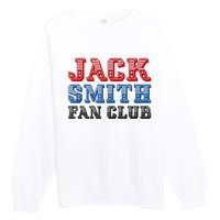 Jack Smith Fan Club Retro Usa Flag American Funny Political Premium Crewneck Sweatshirt