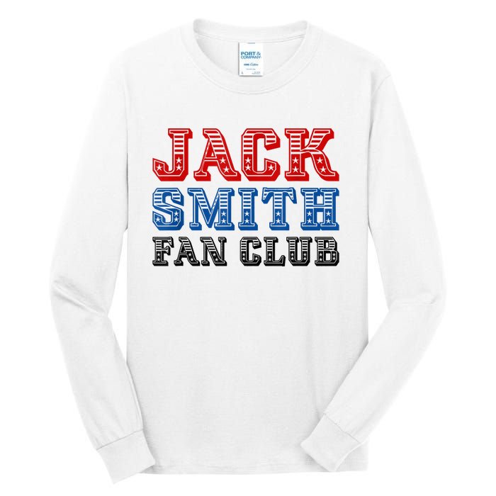 Jack Smith Fan Club Retro Usa Flag American Funny Political Tall Long Sleeve T-Shirt