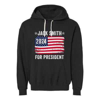 Jack Smith Fan Club Member 2024 Election Candidate Garment-Dyed Fleece Hoodie