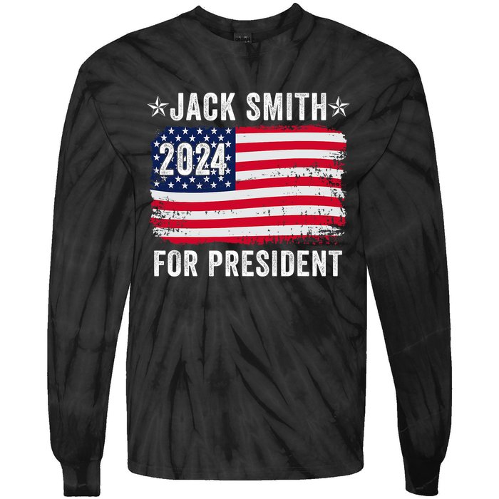 Jack Smith Fan Club Member 2024 Election Candidate Tie-Dye Long Sleeve Shirt