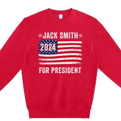 Jack Smith Fan Club Member 2024 Election Candidate Premium Crewneck Sweatshirt