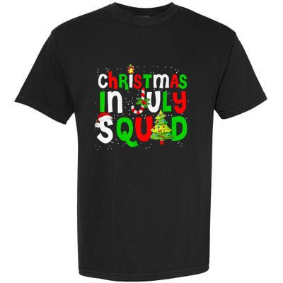 July Squad Funny Summer Xmas Festive Holiday Gift Garment-Dyed Heavyweight T-Shirt