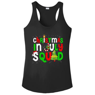 July Squad Funny Summer Xmas Festive Holiday Gift Ladies PosiCharge Competitor Racerback Tank