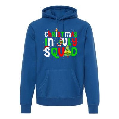 July Squad Funny Summer Xmas Festive Holiday Gift Premium Hoodie