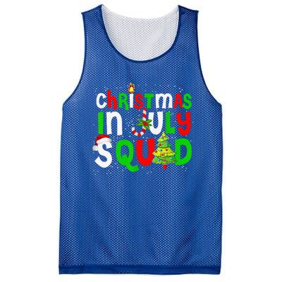 July Squad Funny Summer Xmas Festive Holiday Gift Mesh Reversible Basketball Jersey Tank