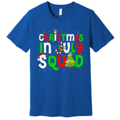 July Squad Funny Summer Xmas Festive Holiday Gift Premium T-Shirt