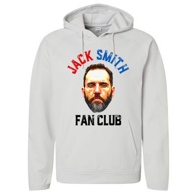 Jack Smith Fan Club Retro Usa Flag American Funny Political Vintage Performance Fleece Hoodie