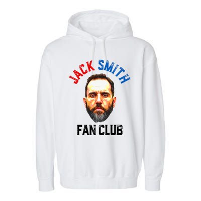 Jack Smith Fan Club Retro Usa Flag American Funny Political Vintage Garment-Dyed Fleece Hoodie