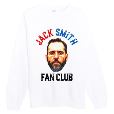 Jack Smith Fan Club Retro Usa Flag American Funny Political Vintage Premium Crewneck Sweatshirt