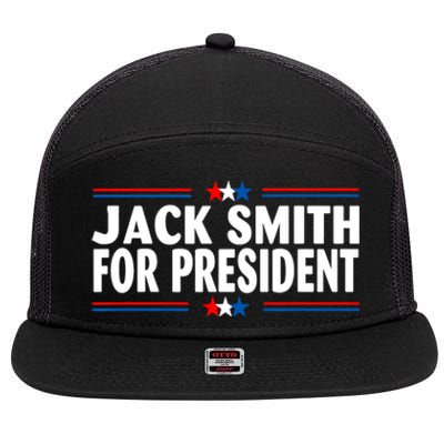 JACK SMITH FOR PRESIDENT 7 Panel Mesh Trucker Snapback Hat